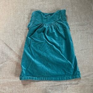 Gymboree Teal Velour Kids Dress